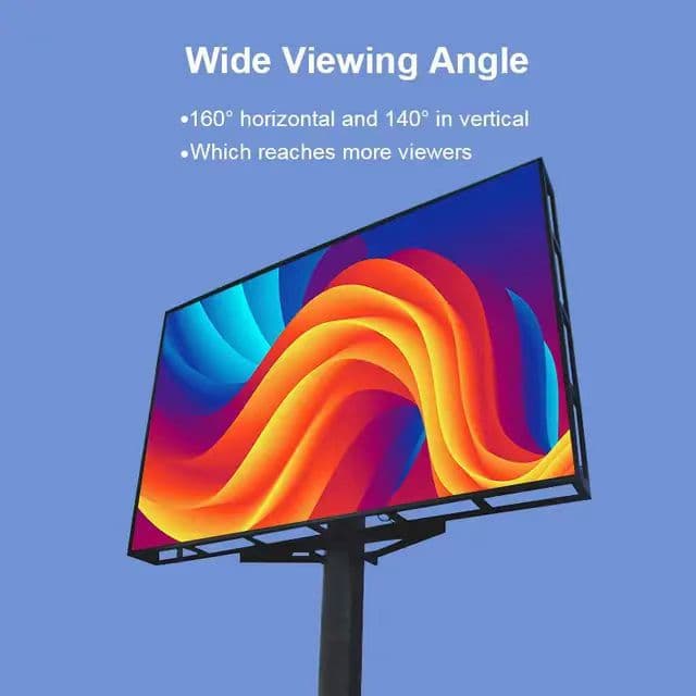 Direct from manufacturer: outdoor LED full-color display column/wall-mounted 3D naked-eye advertising screen P8, P10 full-color unit board module