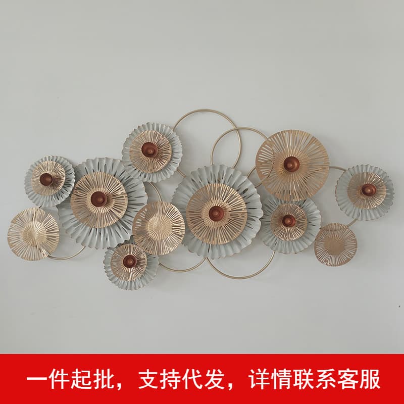 BIYIJIA Decoration Source Factory Wall Decorative Iron Wall Hanging Living Room Wall Decor Background Wall Hanging Wholesale