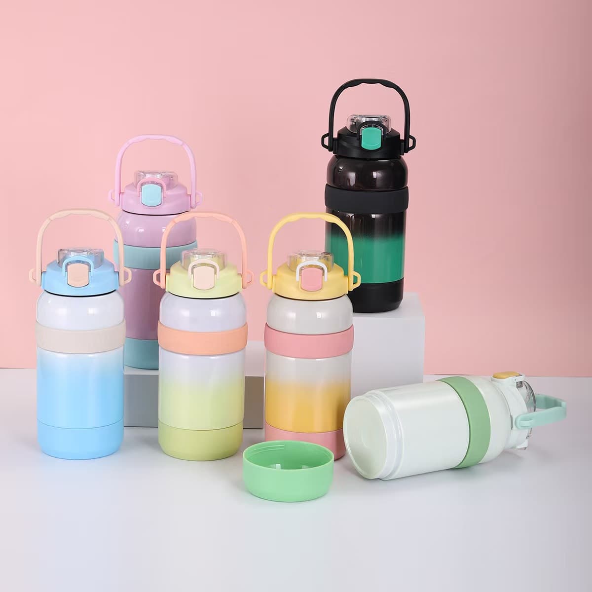 New large-capacity portable space kettle 304 stainless steel vacuum insulated cup home office portable hot water kettle