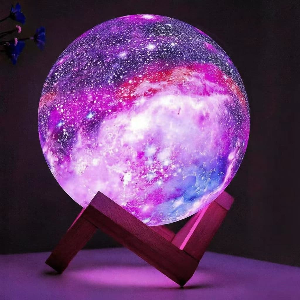 Moon Night Light Galaxy Lamp 16 Colors for Girls, Boys, Kids, Women, Birthday, Bedroom, Living Room, Children's Room Decoration