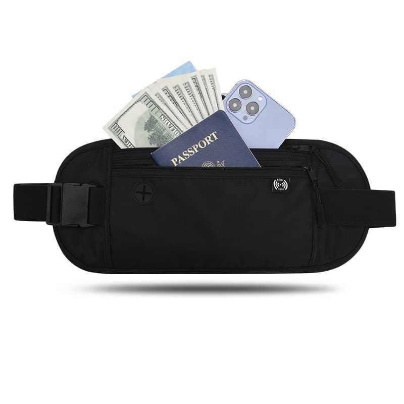 Cross-Border New Product Sports Running Waist Pack Outdoor Multi-Function Fitness Bag Large Capacity Waterproof Body-Fit Phone Waist Pack