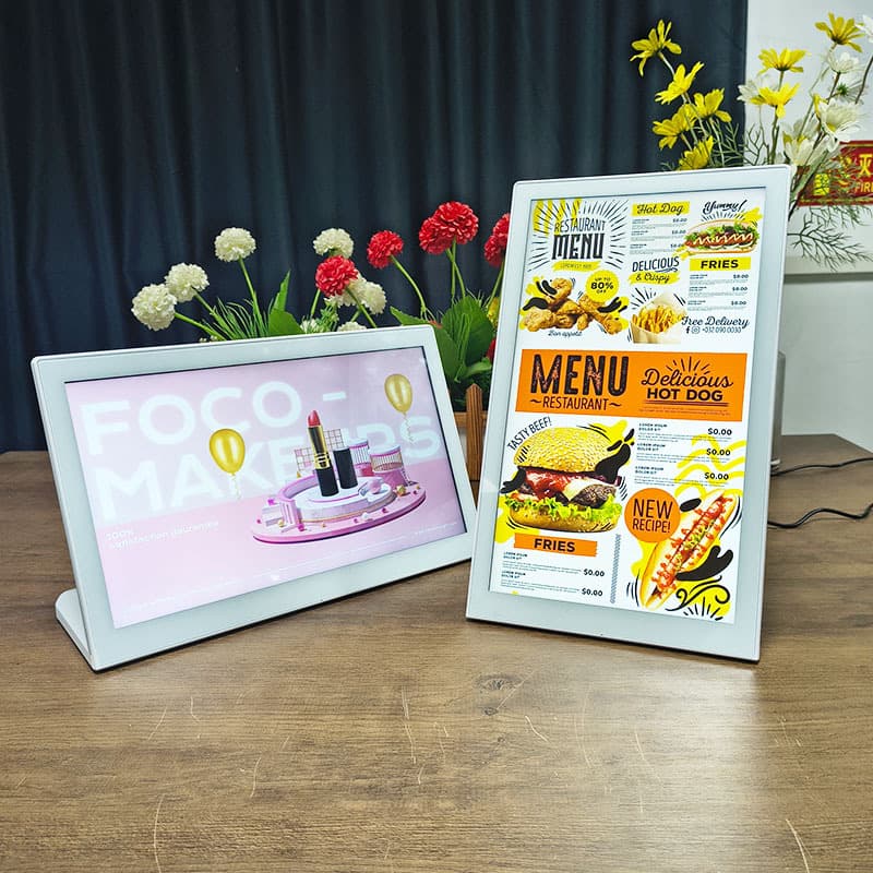 Benshi USB Touch LCD Digital Signage 14 Inch Vertical Remote