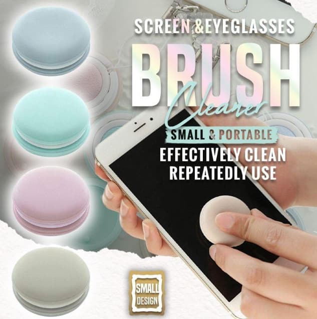 Macaron mobile phone screen cleaner.