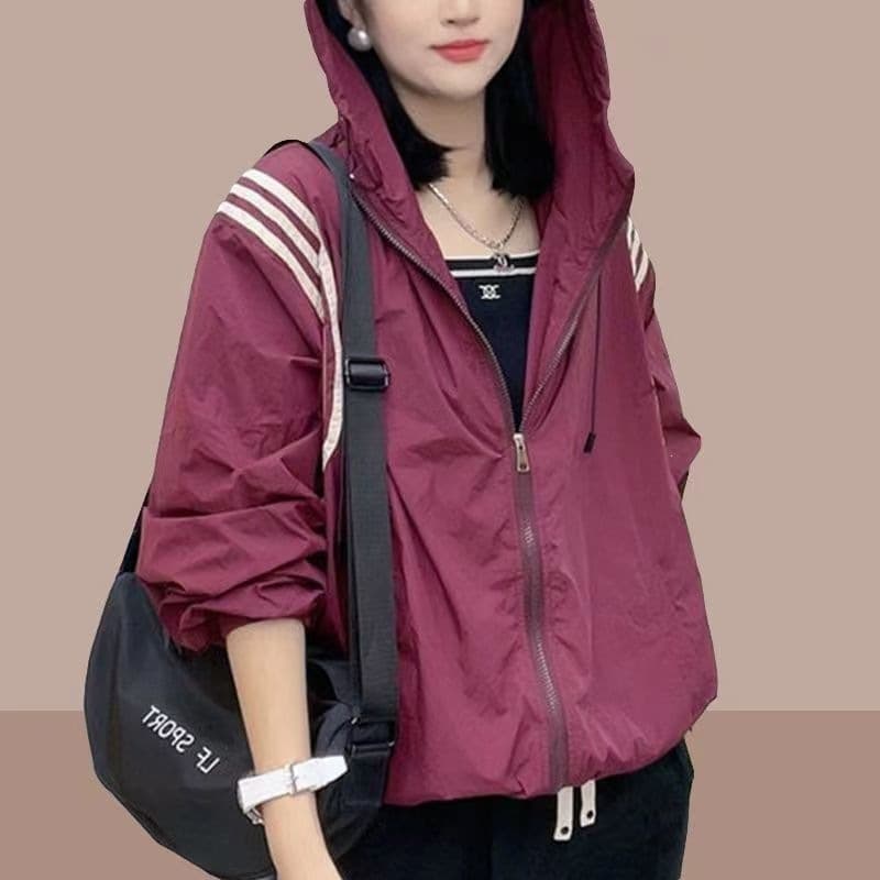 Women's UV Protection Jacket Summer 2024 New Korean Style Outdoor Casual Lightweight Breathable Coat