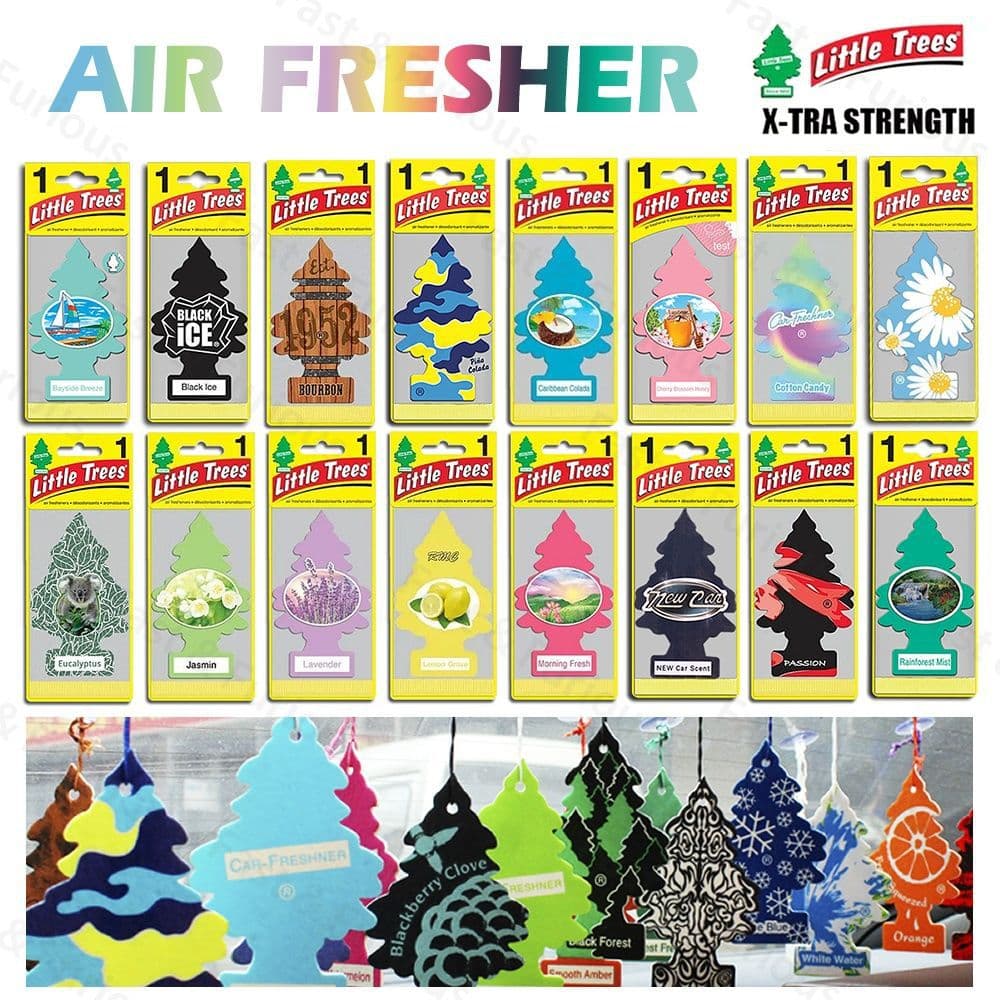 American Little Tree Car Air Freshener Refill, Creative Car and Home Decoration, Odor Removal Hanging Ornament, Car and Clothing Scented Fragrance