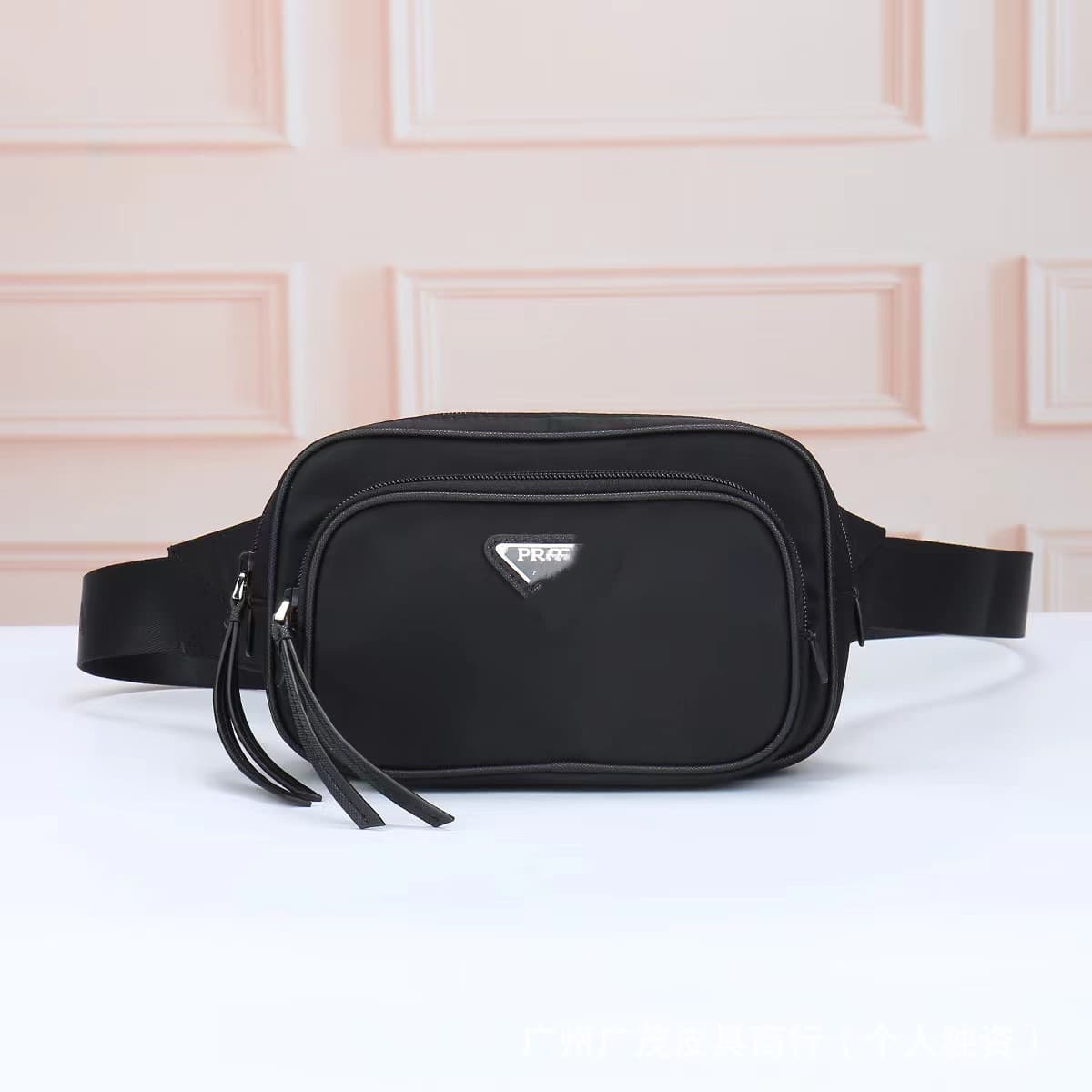 New Men's Commuter Waist Bag Chest Bag Crossbody Unisex Nylon Oxford Water-Resistant Fabric Large Capacity Casual Bag