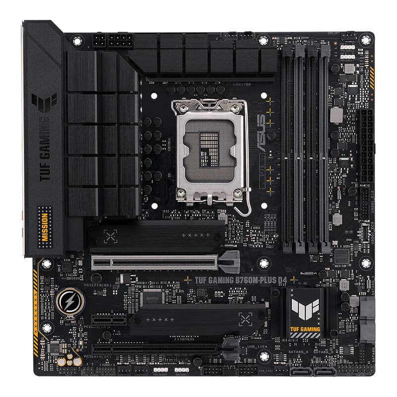 ASUS TUF GAMING B760M-PLUS D4 Motherboard for 13th Gen CPU