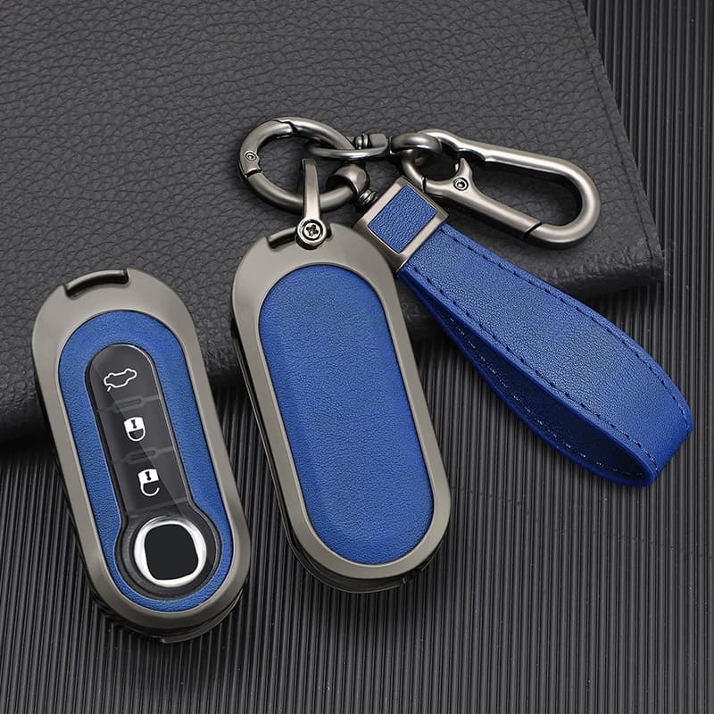 Suitable for Fiat 500 key cover FIAT Boyue bravo Iveco Wolfson 500L car bag 500X shell cross-border