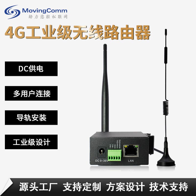 Xinghengxun DIN Rail Industrial 4G Router WiFi Monitoring RS232/485 Serial Transparent Transmission Wireless Industrial Gateway