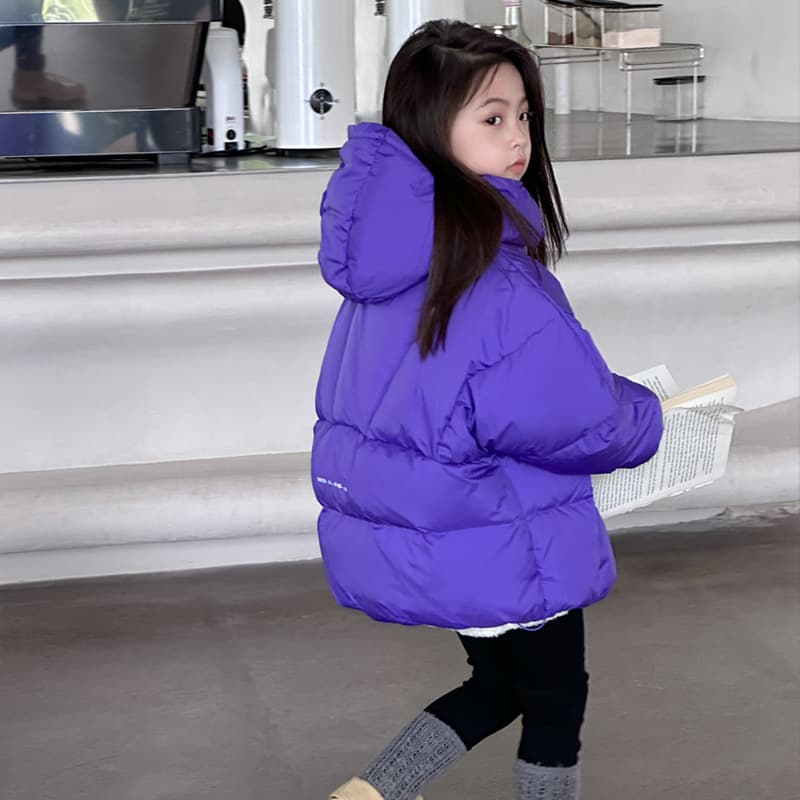 Korean Children's Down Jacket Short Thick Puffer Coat for Boys and Girls Toddler Kids Winter New