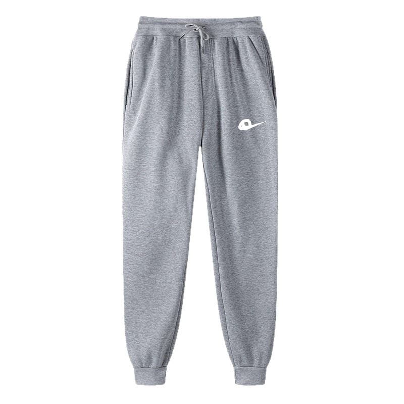 Autumn/winter new casual athletic sweatpants Korean style fleece-lined slim-fit casual fashion trendy men's pants