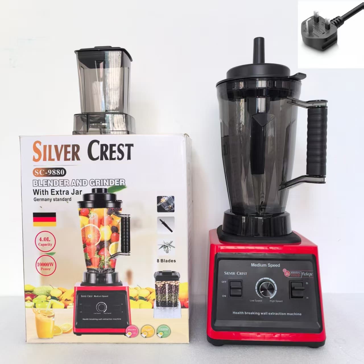 Cross-border Soy Milk Maker for Commercial Bubble Tea Shops, Filter-Free, No Residue, High Power, Large Capacity, Blender and Grinder