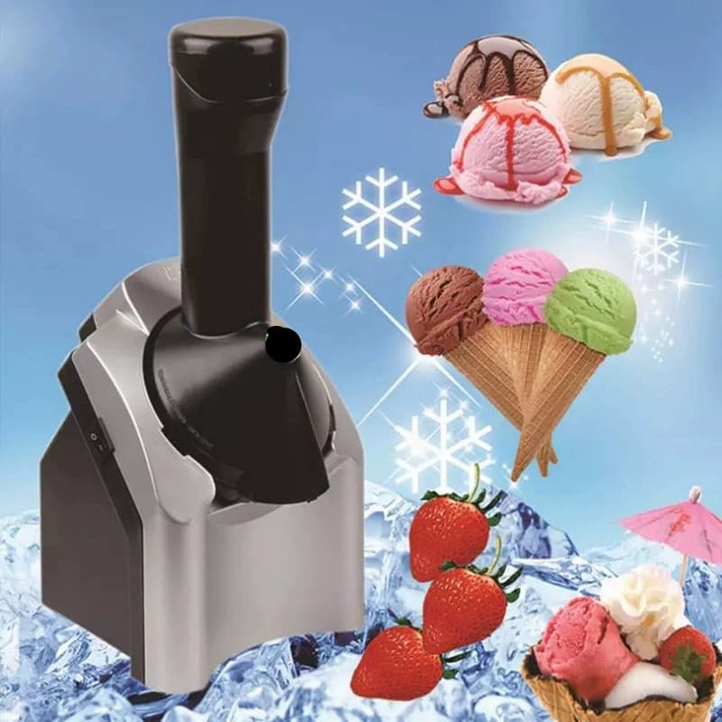 Home Use Ice Cream Maker Suitable For Various Occasions Easy To Operate Clean Durable Plastic Material