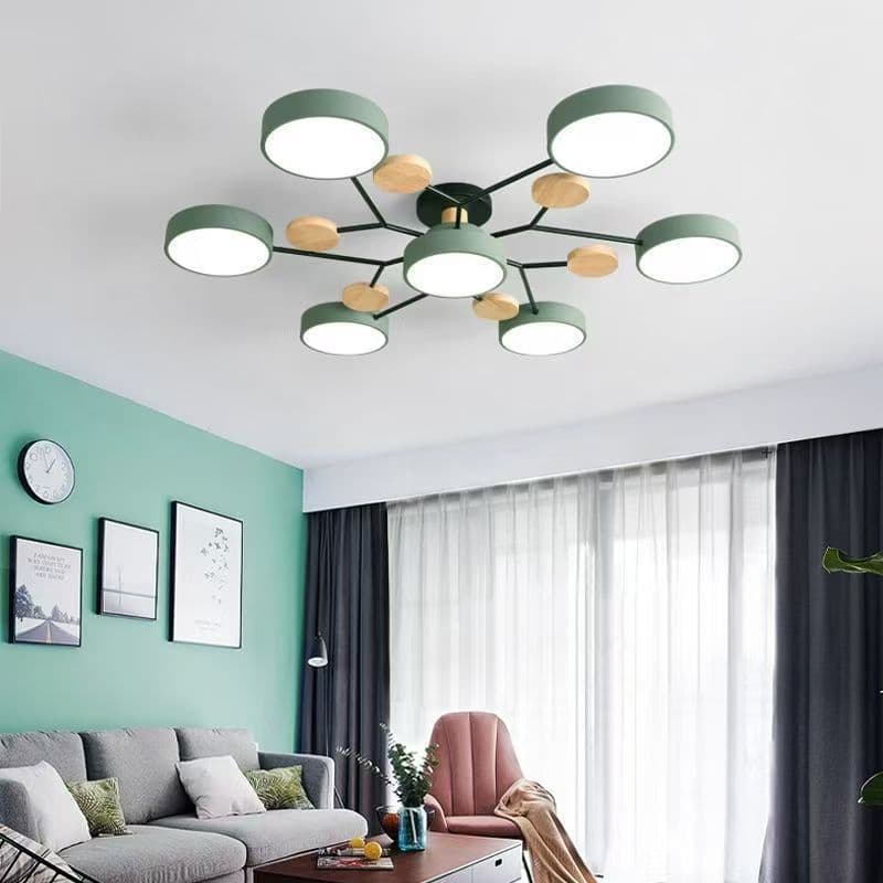 Macaron Modern Minimalist Ceiling Light for Living Room, Dining Room, Creative Bedroom LED Light, Pendant Light, Light Luxury