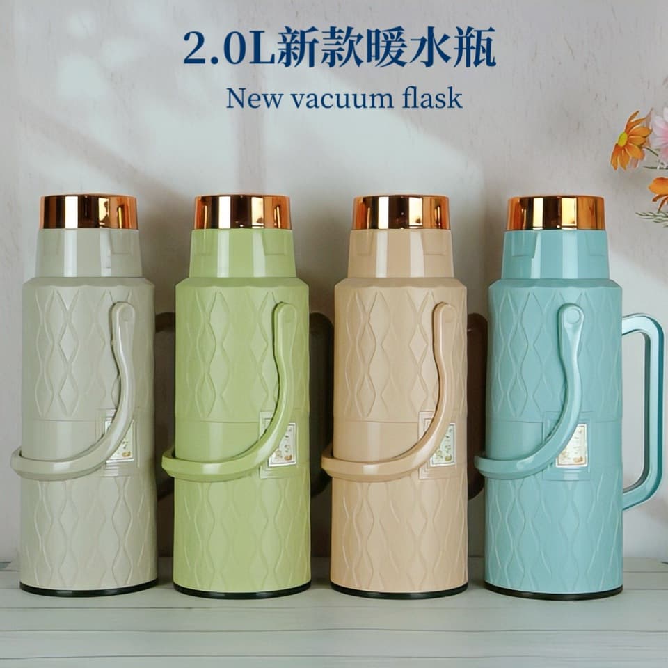 Vacuum flask thermos bottle 5 pounds household thermos bottle student dormitory boiling water bottle thermos kettle thermos kettle 2L