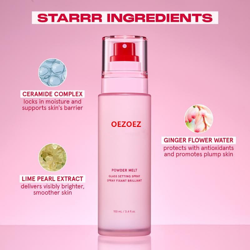 Cross-border popular makeup setting spray, moist, light, natural, shimmery, long-lasting, waterproof Makeup spray