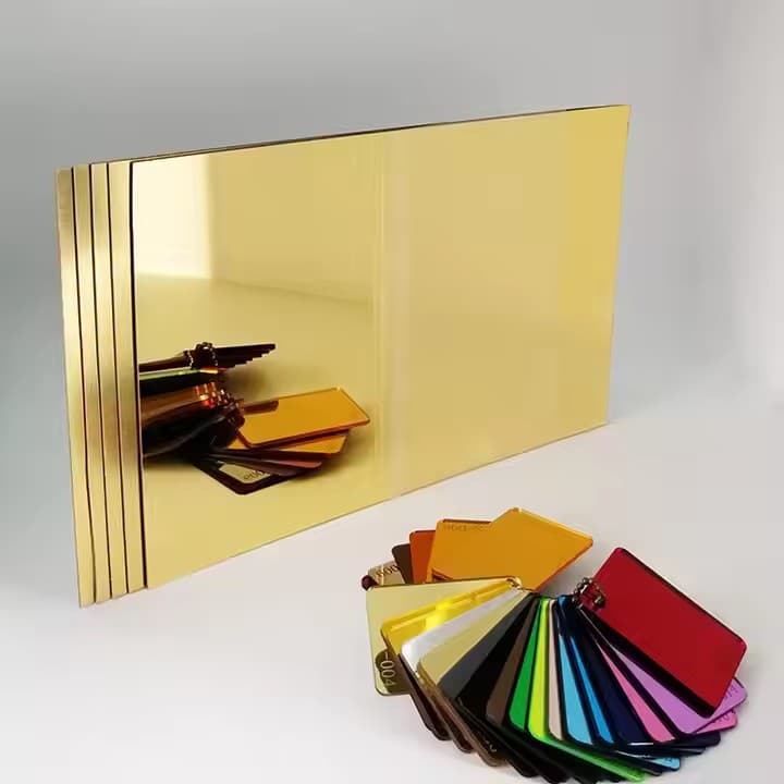 Factory Direct PS Organic Board Mirror Plastic Lens Crafts Use with Back Adhesive Mirror
