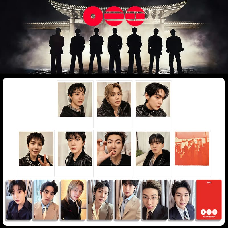 BTS ARIRANG World Tour Busan Entry Gift Photocard VINYL Polaroid Card