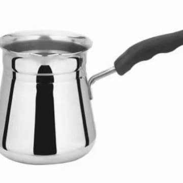Stainless Steel Latte Art Cup Cross-Border Hand-Pull Pot Measuring Cup Turkish Coffee Cup Arabic Milk Boiling Cup Coffee Tool