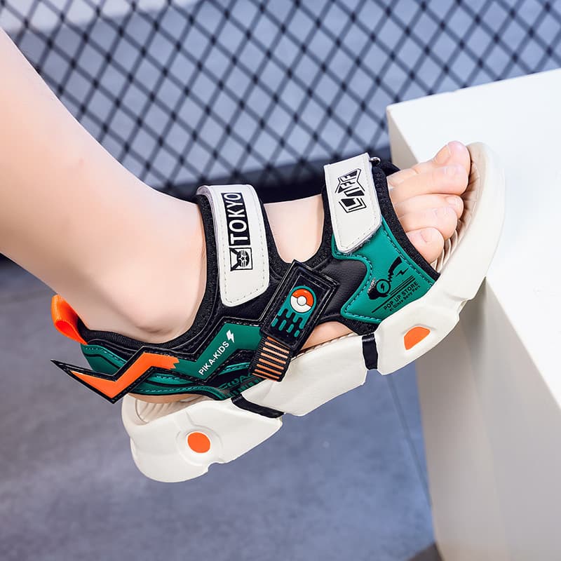 Children's Sandals, New Summer Sports Sandals, Primary School Students, Middle-Aged and Older Boys, Non-Slip, Anti-Odor Beach Shoes