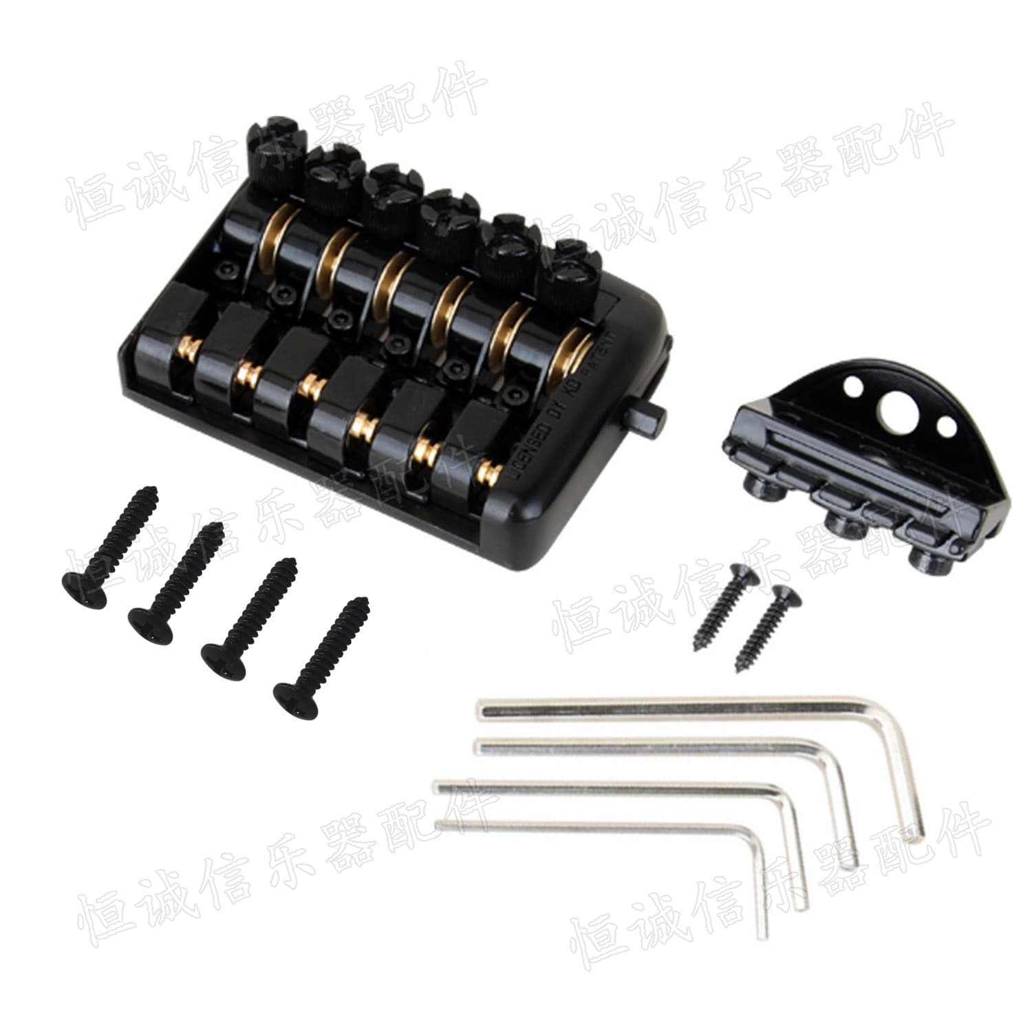 Fixed Non-head Electric Guitar Bridge String Board Guitar Accessories String Pulling Board Office Culture Instrument Parts
