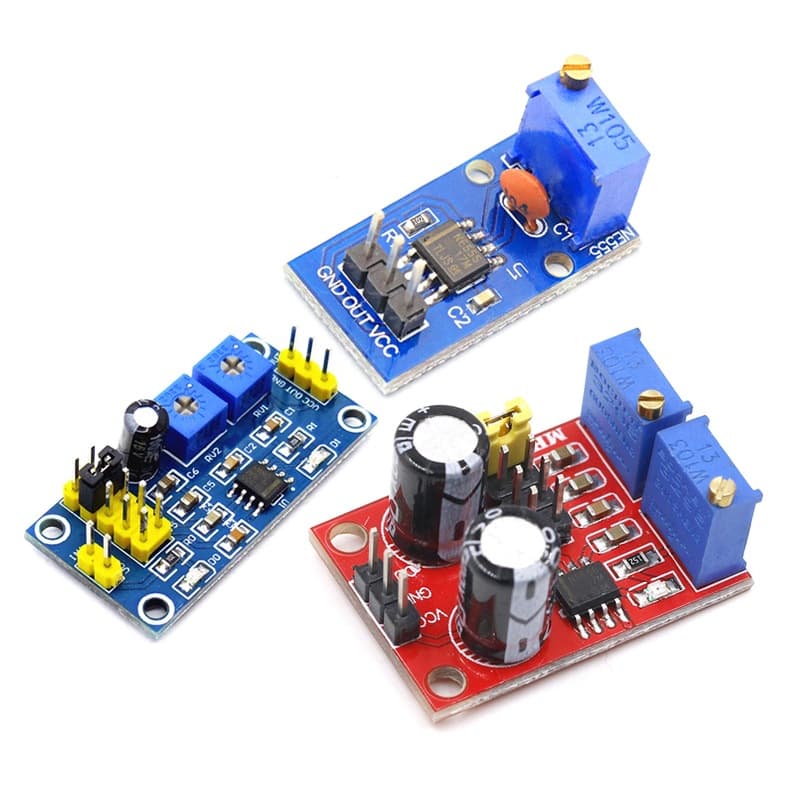 NE555 Pulse Generator Square Wave Rectangular Wave Frequency Duty Cycle Signal Generator Module Adjustable Frequency Board