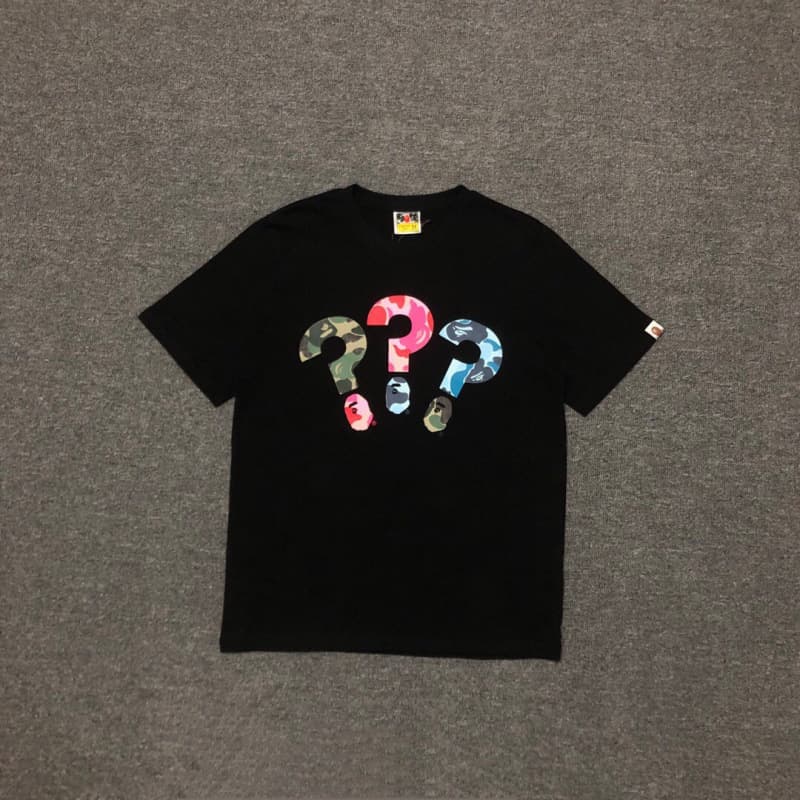 In Stock 2026 Spring/Summer BAPE Camo Ape Head Print Short Sleeve T-Shirt Casual Men's T-Shirt Cross-Border Wholesale