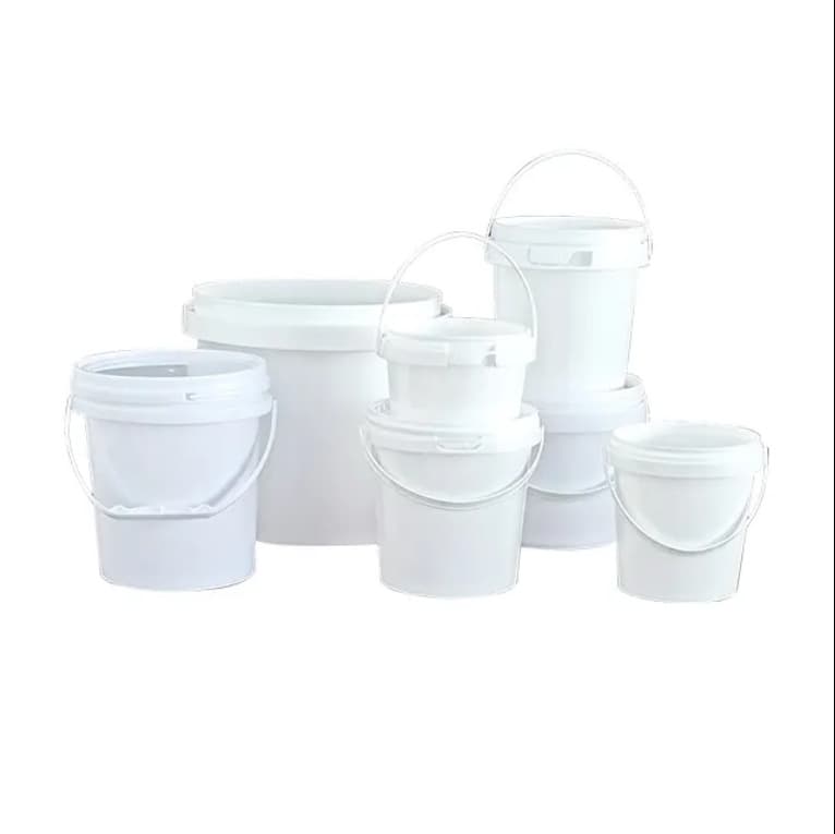 Food Grade 1L 2.5L 2L 3L 4L 5L Plastic Buckets with Lid