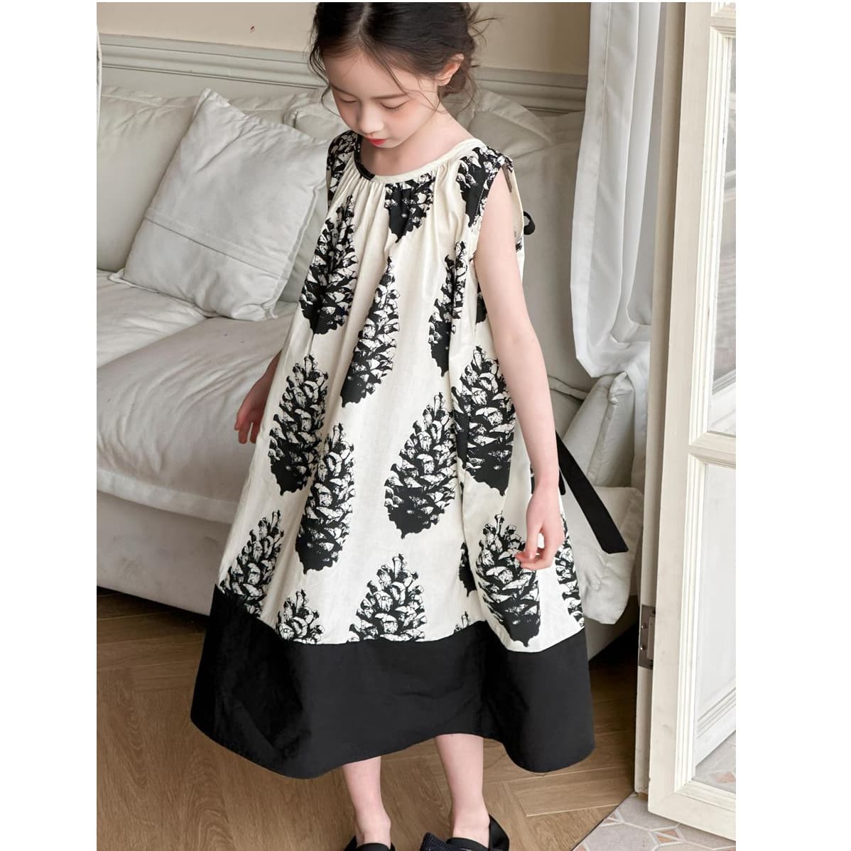 Girls' Dress 2026 Summer New Stylish Fashionable Summer Outfit for Older Girls, Sleeveless Tank Top Dress