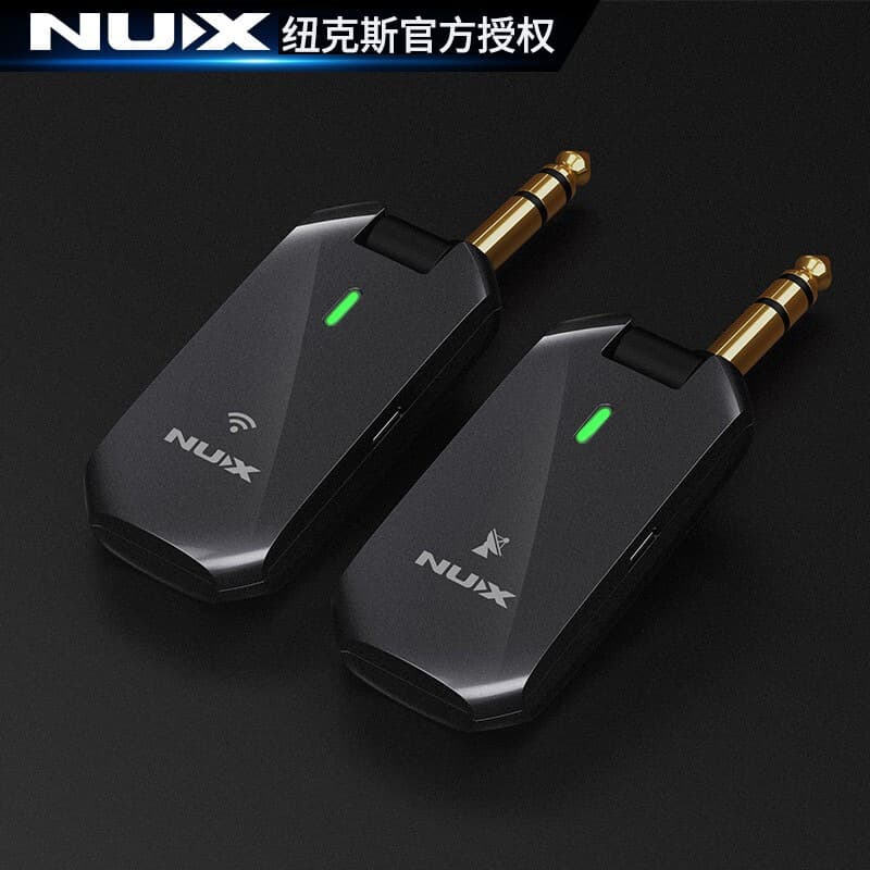 NUXC5RC Auto-Pairing Wireless Audio Stereo Connection Transmitter Receiver for Guitar Signal Transmission