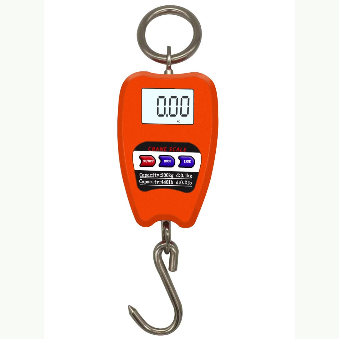 200kg heavy-duty hook scale with battery, fishing scale, industrial scale, electronic hanging display scale