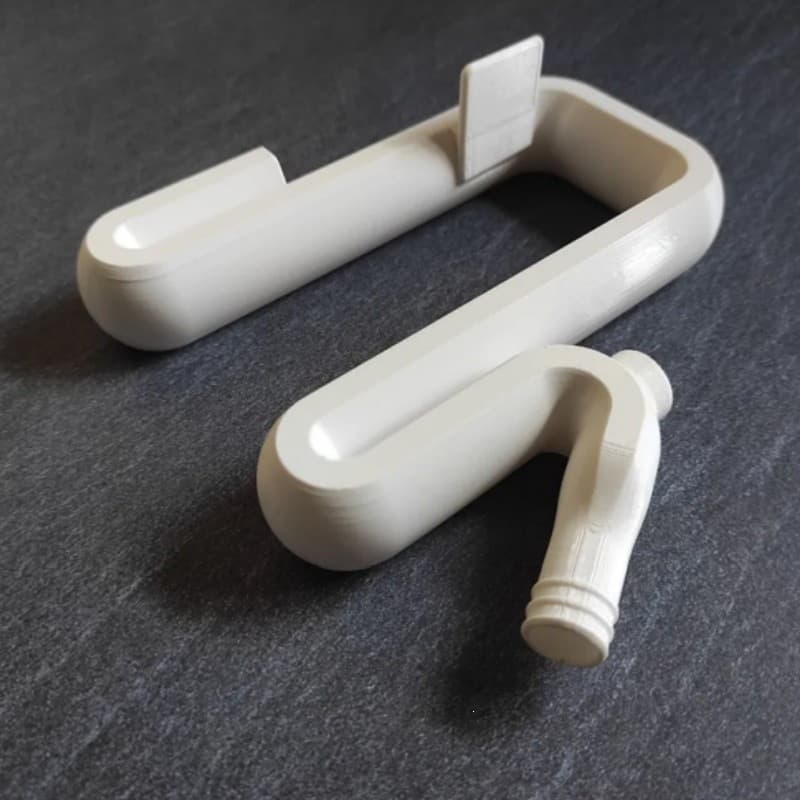Cross-border New Product Overflow Pipe 3D Printed Bucket Hose Rim Bracket Anti-Overflow Accessory