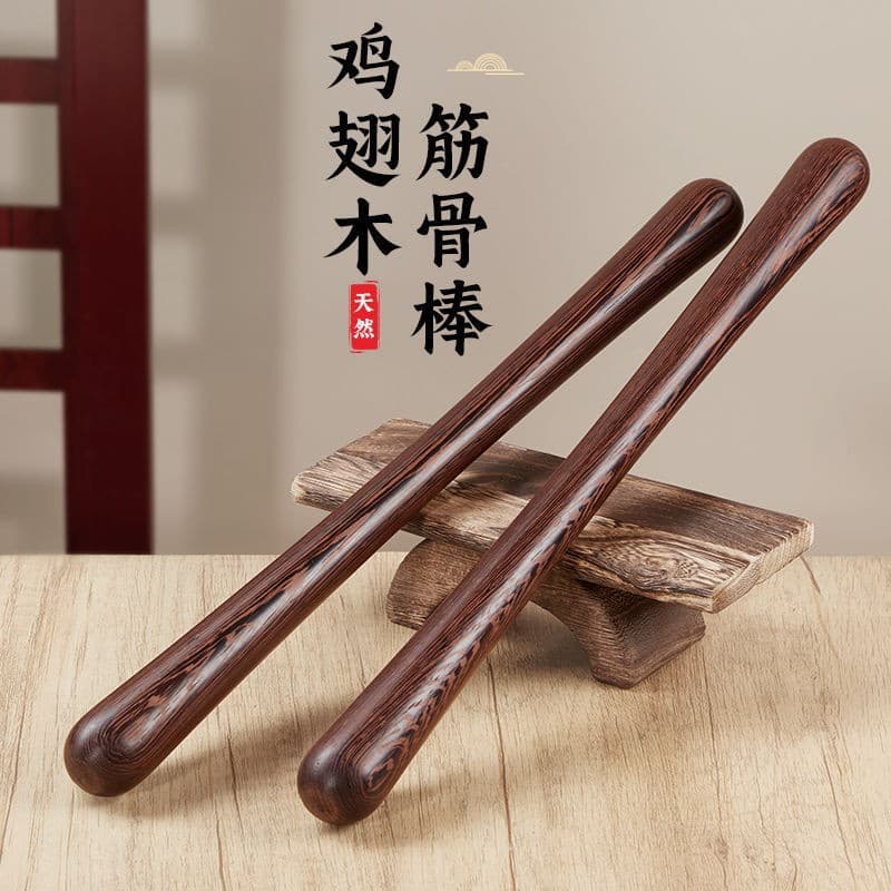 Rosewood Muscle Stick, Rosewood Massage Stick, Solid Wood Rolling Stick, Wooden Stick for Back Tapping, Fitness Stick