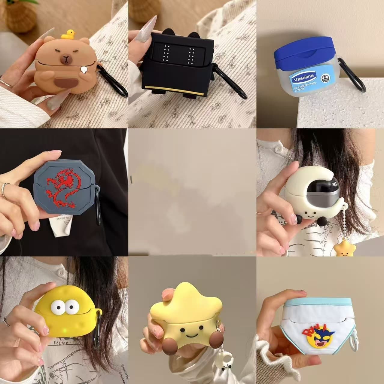 Cute Cartoon Earphones Protective Cover for Samsung Galaxy Buds3 Pro Bluetooth Earphone Case