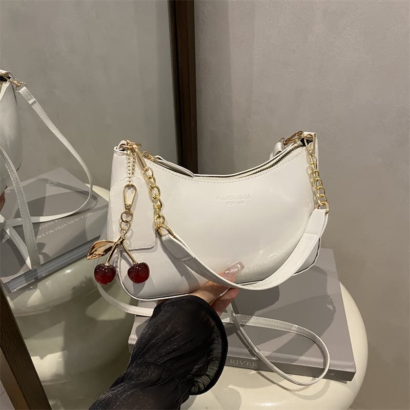 Fashionable Minimalist Solid Color Underarm Bag for Women 2026 New Style Shoulder Handbag Textured Single Shoulder Crossbody Bag Handbag