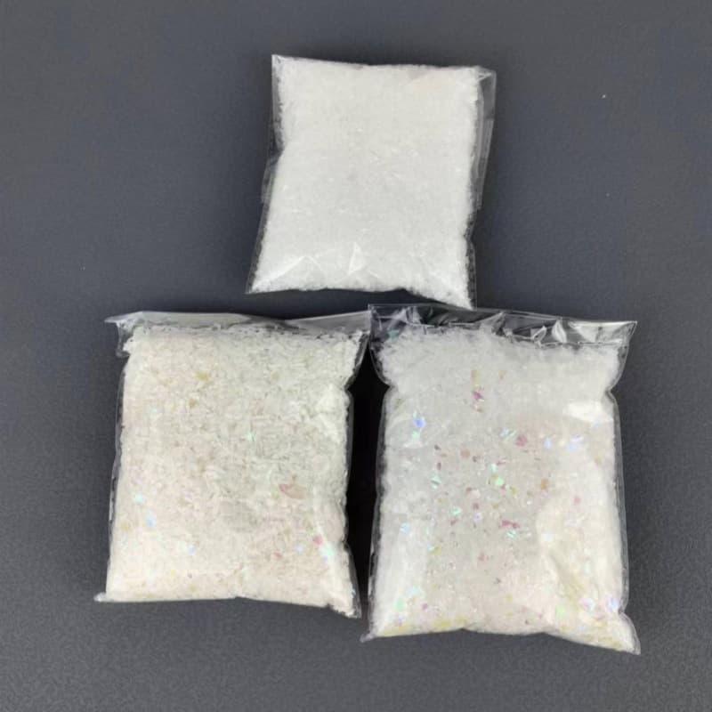 New Christmas decorations, artificial snow, Christmas ornaments, simulated snow powder.