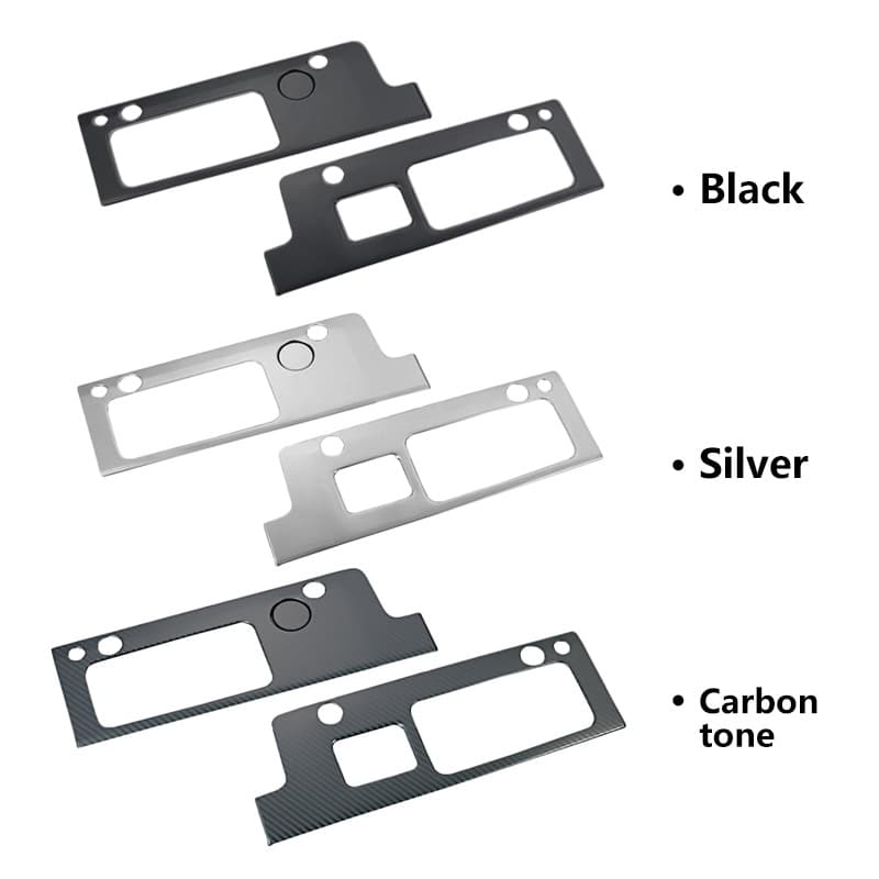 Stainless Steel Rear Tail Light Bezel Tail Light Panel Decorative Cover for Daihatsu HIJET 500 Series Late Model