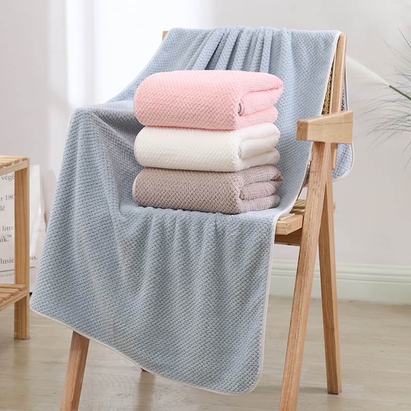 Merbau Bath Towel 70*140 Adult Beach Towel Absorbent Soft Coral Fleece Bath Towel Drop Shipping