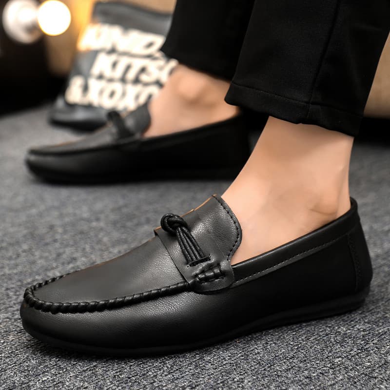 Spring Social Casual Loafers for Men, Slip-On Shoes, One-Pull-On Men's Shoes, Large Size Export