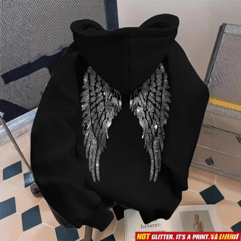 Cross-border Best-selling 2026 New Style Amazon Women's Long Sleeve Pullover Printed Hoodie Sweatshirt S-5XL