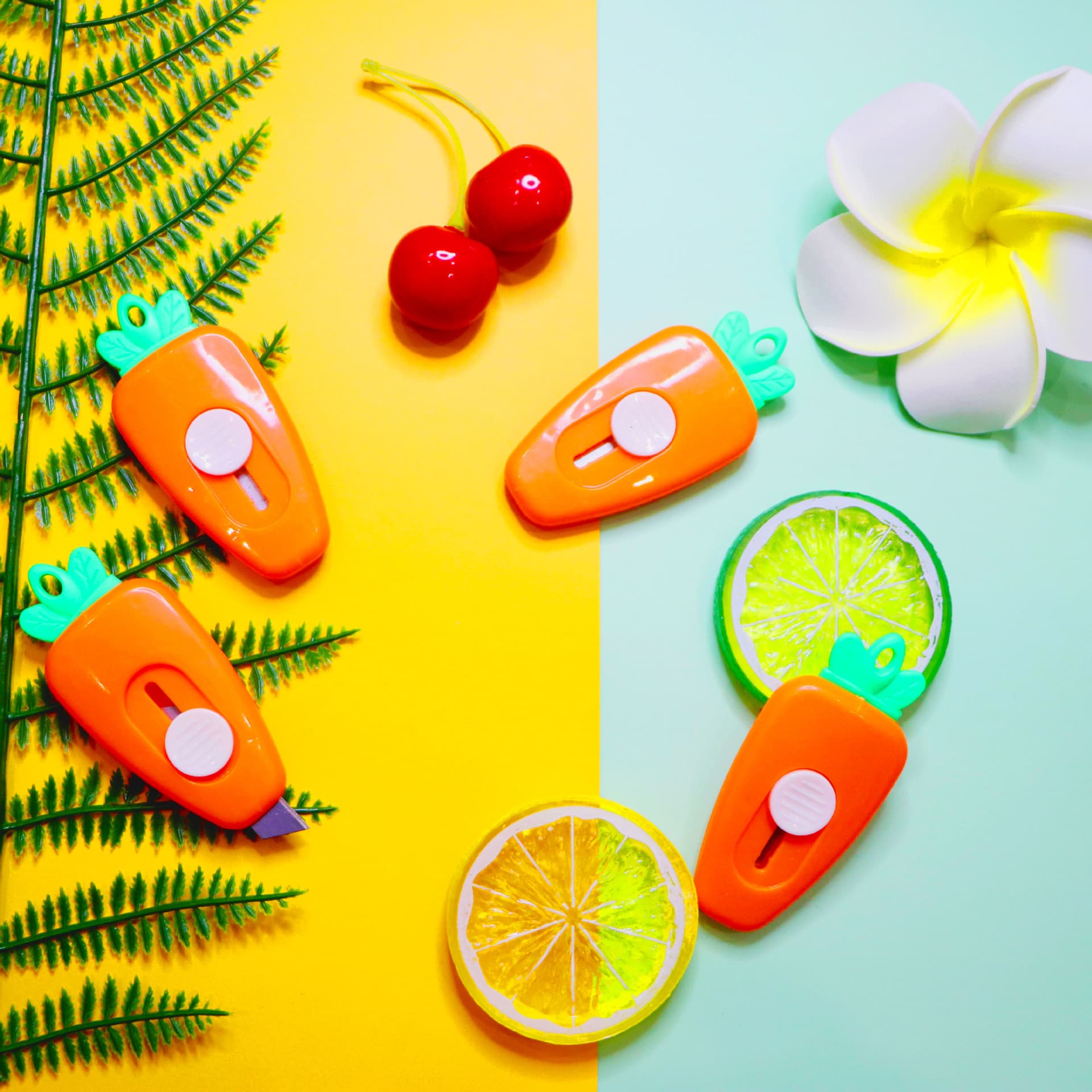 Cartoon Utility Knife, Unboxing Knife, Radish Paper Cutter, Creative Stationery Small Utility Knife Wholesale, Cute Knife for Express Packages