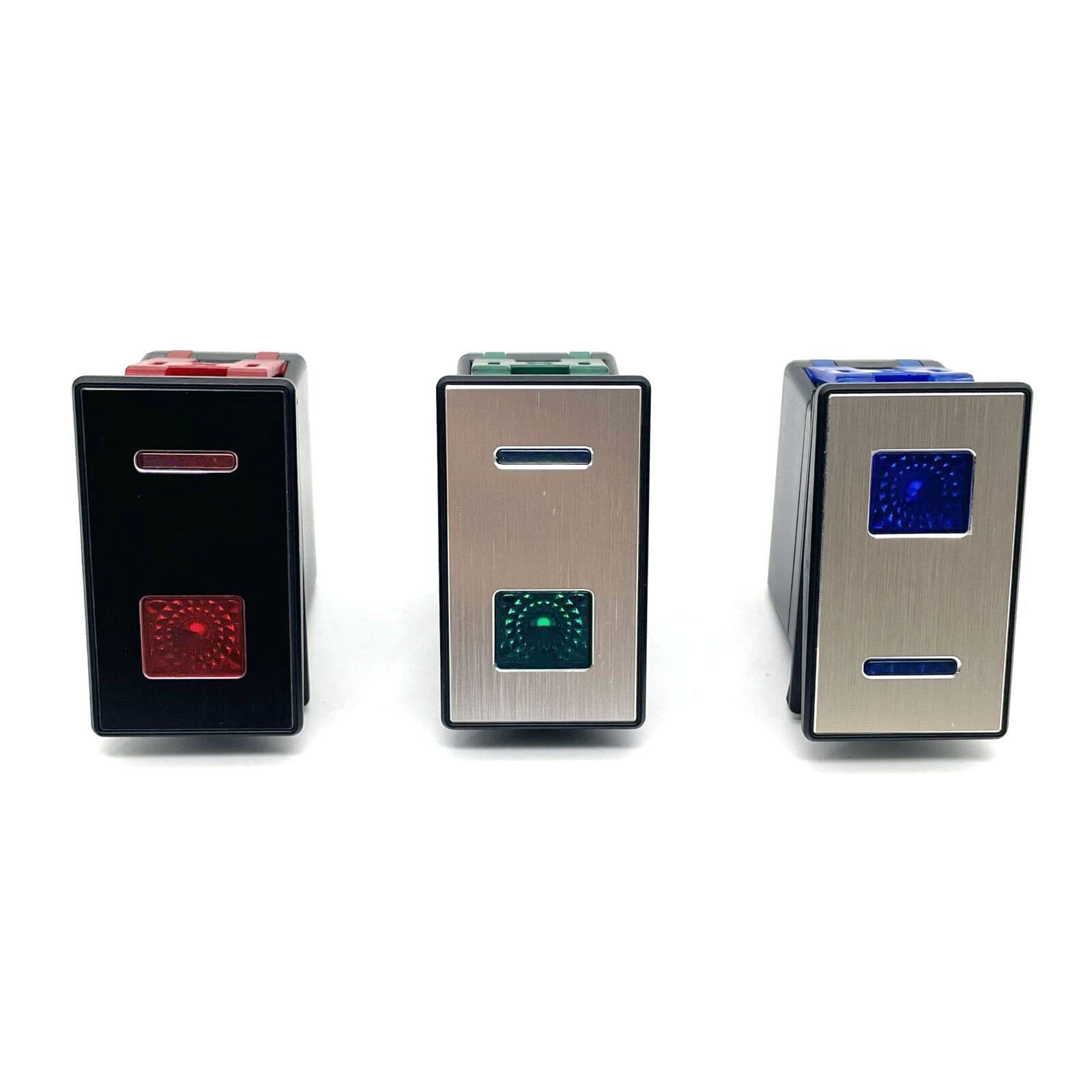 Vehicle/boat modification new style metal brushed panel rocker switch multi-color optional 4P pin suitable for vehicles/boats