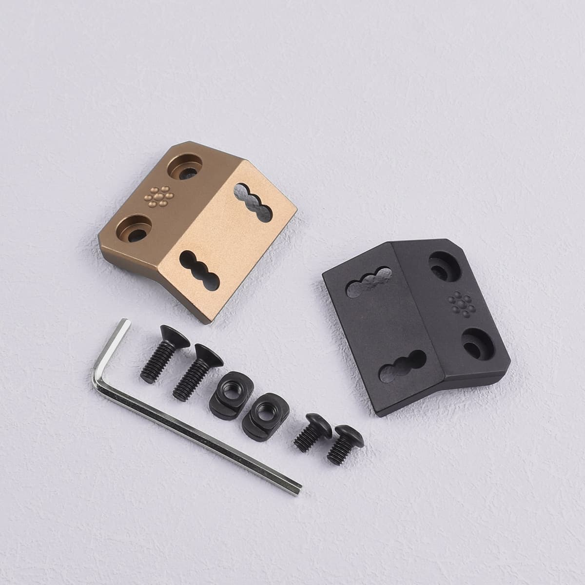 Tactical Flashlight M300/M600 Side Mount Replacement Sakura Base MLOK Rail Metal Base Accessory
