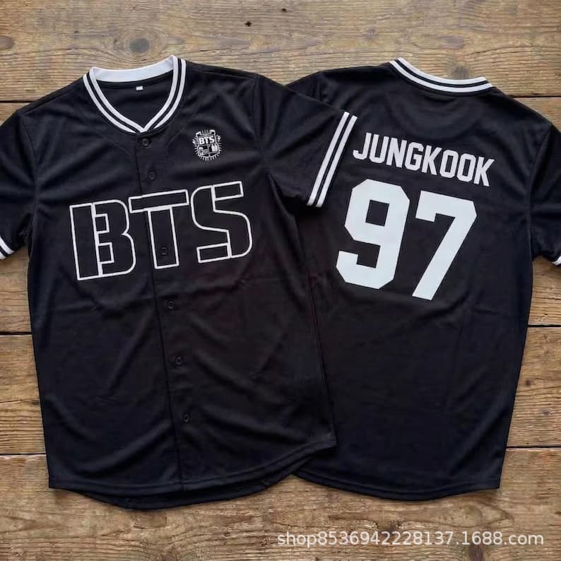 Amazon cross-border new 2026 Korean BTS BTS baseball uniform sports quick-drying support uniform