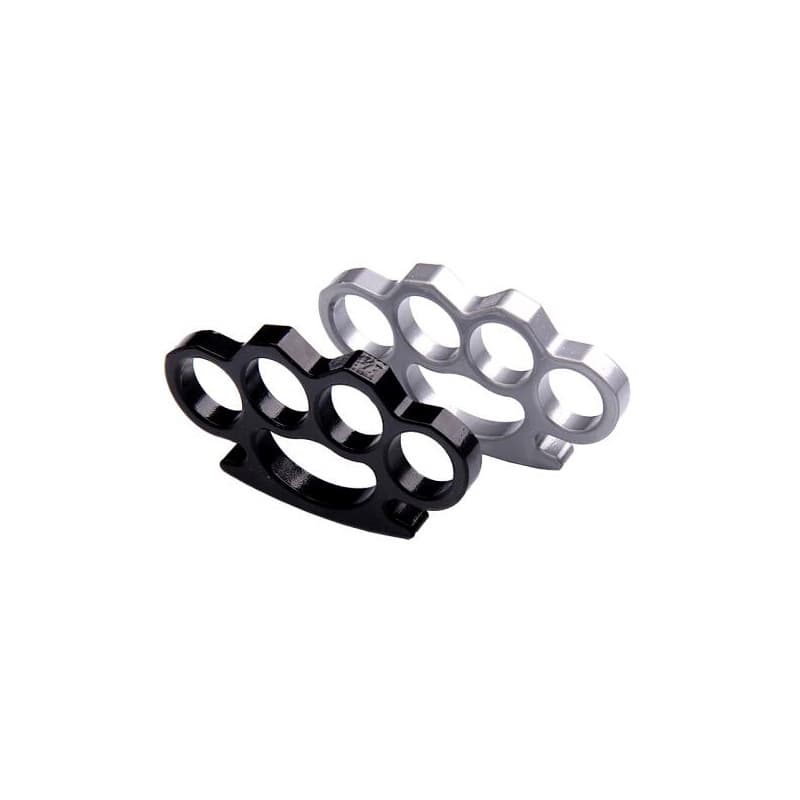Wholesale Thickened Self-Defense Knuckle Duster Four-Finger Iron Fist Buckle Smooth Surface Iron Fist Buckle Window Breaking Outdoor Fitness Supplies