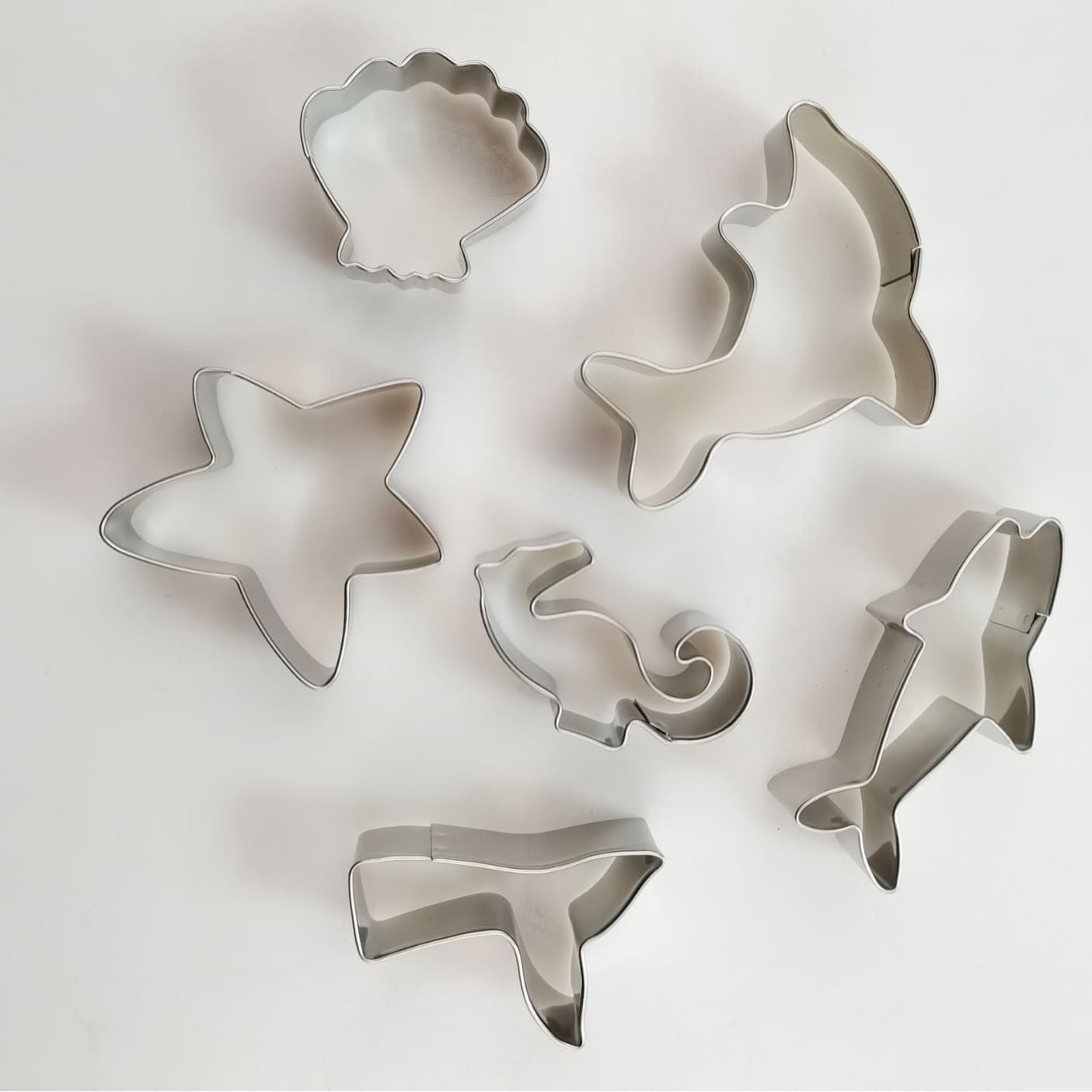 Stainless Steel Ocean Series Baking Tools Starfish Cookie Cutter Whale Dolphin Cookie Mold Starfish Cake Mold