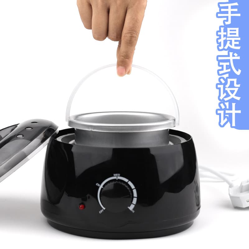Cross-border Wax Therapy Machine Round Wax Pot Hand Care Beauty Paraffin Wax Machine High Power Hair Removal Wax Nail Art Tool