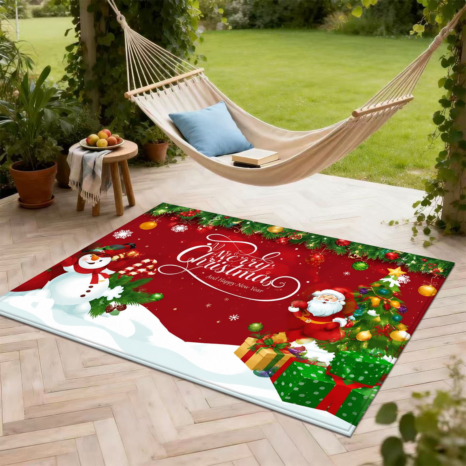 Christmas Amazon Living Room Sofa Large Carpet Bedroom Bedside Balcony Floor Mat Made to Picture JIT Shipping