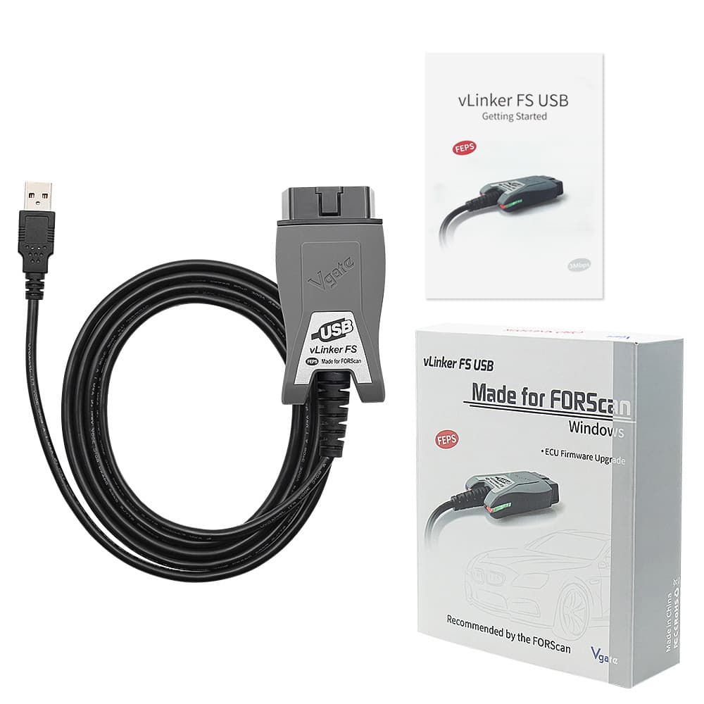 Vgate vLinker FS ELM327 For Ford FORScan HS/MS-CAN Ford Mazda