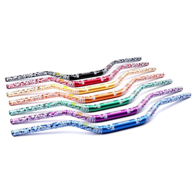 Aluminum Alloy Painted Skull Handlebar for Off-Road Vehicle Adjustable Diameter Motorcycle Equipment Accessories
